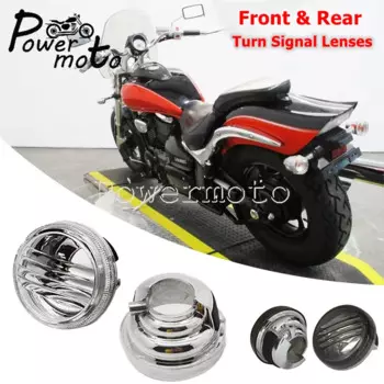 Передняя и задняя крышка объектива указателя поворота, сменная линза поворотника для Suzuki Boulevard M109R M50 C50 VL800 C90 1500 C109R C1800R