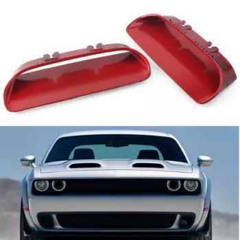 Передняя боковая заглушка капота для Dodge Challenger носий 2019-2020 68378081AB 68378080AB крышка Впускного Клапана автомобильного двигателя