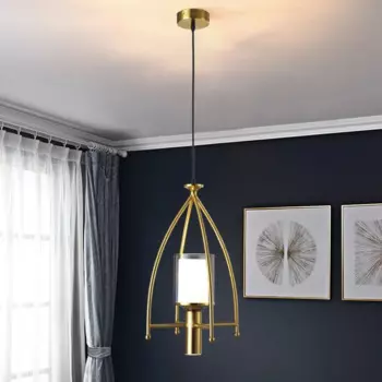 FSS Стеклянные Золотые Подвесные Светильники Креативные Внутренние Светильники Бар Кухня Остров Внутреннее Освещение Светильники AC 110-240 В