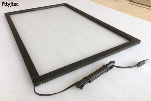 Fttyjtec 27-дюймовый 10-точечный инфракрасный сенсорный экран, ИК сенсорная рамка, сенсорная панель usb для монитора компьютера