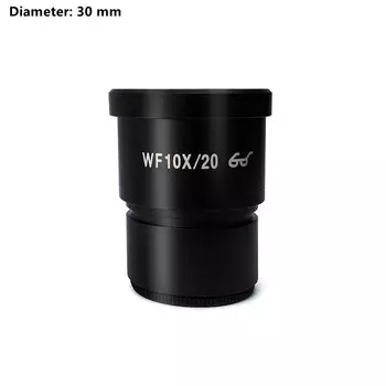 FUCHU 10X широкоугольный окуляр микроскопа 20/22 мм