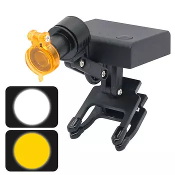 FUCHU 5 Вт беспроводная светодиодная лупа с зажимом для очков