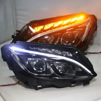 Полностью светодиодная фара для Mercedes Benz C Class W205 C180 C200 C280 C300 C63 2015-2018 год