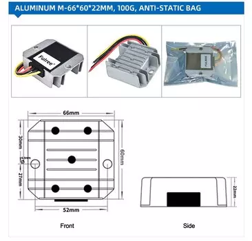 Fulree DC/DC понижающий преобразователь 5В 10А
