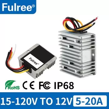 Fulree DC понижающий преобразователь 24-100V в 12V 5-20A
