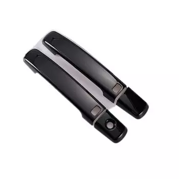 FUNDUOO для Nissan Pathfinder R51 2005-2012 глянцевый черный хромированный чехол на дверную ручку автомобиля, наклейка, аксессуары для стайлинга автомобилей