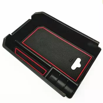 FUNDUOO для Toyota RAV4 2008 2009 2010 2011 2012 2013 RAV 4, внутренний центральный подлокотник, ящик для хранения автомобильных аксессуаров, Стайлинг