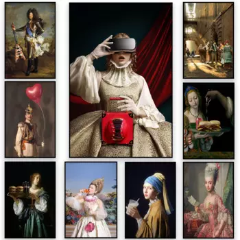 Художественный постер Fashionista Женский портрет