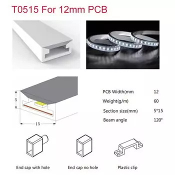 FUNZENXIN Гибкая светодиодная неоновая лампа из силикона