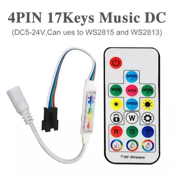 FUNZENXIN RGB контроллер 17 клавиш DC/USB