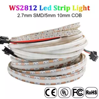 FUNZENXIN RGBIC светодиодная лента WS2812 160Led/M 2.7мм