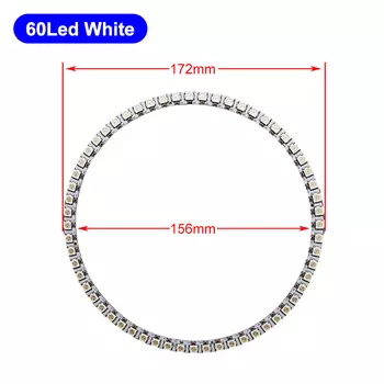 FUNZENXIN WS2812B RGB светодиодное кольцо 60/88/93/148/241 LED
