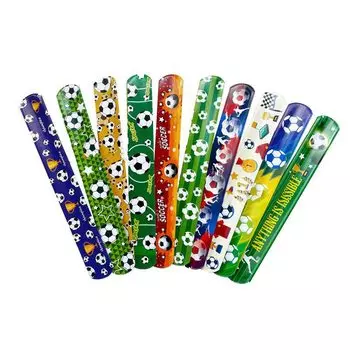 Футбольные браслеты ПВХ