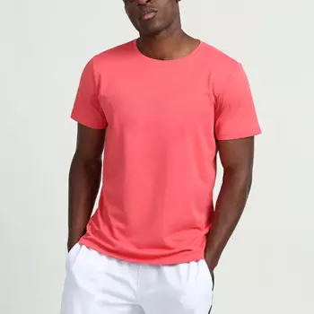 Футболка для спортзала на заказ, футболка для фитнеса и бега, мужская дышащая спортивная одежда, быстросохнущая спортивная футболка с круглым вырезом, унисекс