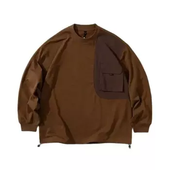 Футболка мужская хлопковая с длинным рукавом, 320 г