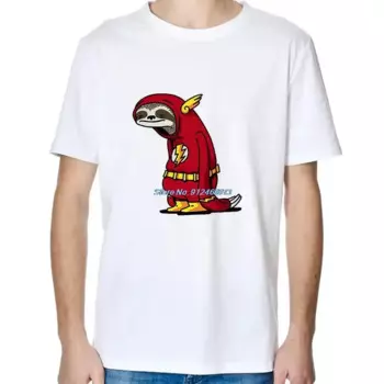 Футболка мужская с рисунком флэш-фольтье ленивец блеск