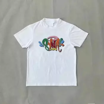 Футболка Мужская/женская с принтом Synaworld, повседневная хлопковая рубашка с коротким рукавом, футболка в стиле High Street, Y2k, на лето