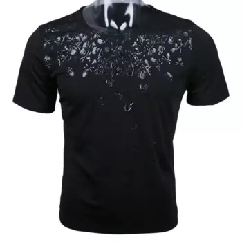 Футболка унисекс с черепом фосфит