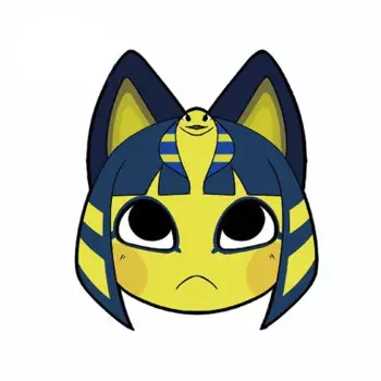 FUYOOHI игровые наклейки для Ankha, автомобильные наклейки, индивидуальные виниловые водонепроницаемые доски для серфинга, декор для шлема, товары для автомобиля, наклейки из ПВХ