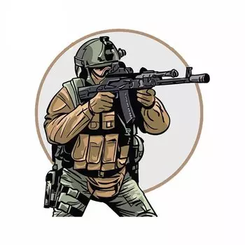 FUYOOHI игровые наклейки для воздушно-десантного разделения, закрытые четверти, боевые спецназа, виниловая наклейка для автомобиля, наклейка для ноутбука, украшение