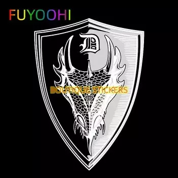FUYOOHI красивые наклейки забавные голова дракона щит автомобиль наклейка мотоцикл водонепроницаемые наклейки