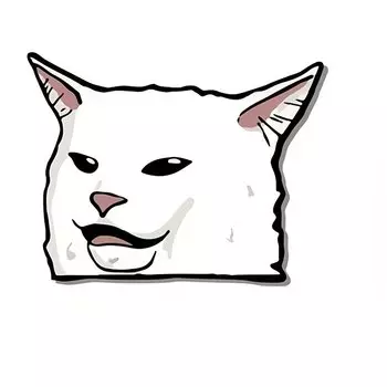 FUYOOHI милый кот мем виниловая наклейка-забавный и очаровательный автомобиль, ноутбук или окно украшение