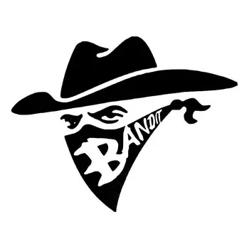 FUYOOHI внешние/защитные модные наклейки бандит с наклейкой-банданой виниловая наклейка клейкий оконный бампер виниловая наклейка графическая