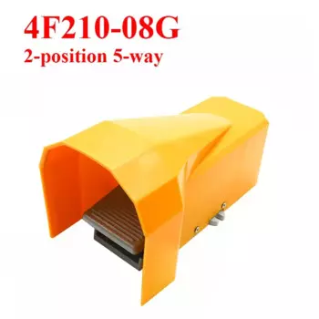 FV320 FV420 4F210-08GL с переключателем управления цилиндром замка, 2-позиционный 5-ходовой пневматический реверсивный клапан с ножной педалью