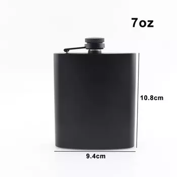 FwBrewLife Плоские фляжки из нержавеющей стали 6 7 8 9 10 12 унций