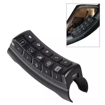 FYUU беспроводной автомобильный пульт дистанционного управления на руль Многофункциональная кнопка Ночная умная подсветка для Android-навигации Универсальная