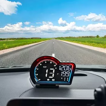 G16 Автомобильный GPS HUD Проекционный дисплей Спидометр Одометр Охранная сигнализация Многофункциональный бортовой компьютер Автомобильный электронный заказ