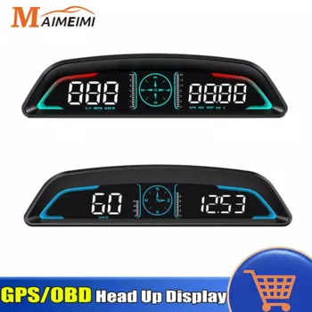 G3 B3 GPS / OBD дисплей HUD, цифровой автомобильный проекционный дисплей, автомобильный проекционный дисплей, автомобильный интеллектуальный цифровой будильник, измеритель напоминания