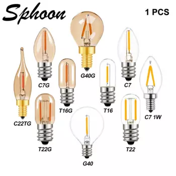 GANRILAND Светодиодные лампы G40 теплый белый