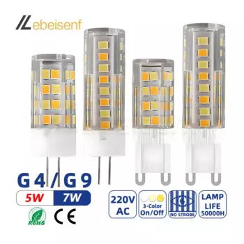 Светодиодные лампочки Lebeisenf G4/G9 5Вт 7Вт