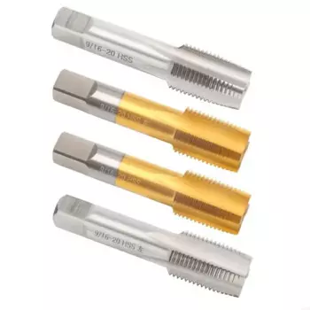 1 шт. 9/16-20 правый/левый резьбовой метчик для ремонта кривошипа велосипеда, сверхмощный метчик из быстрорежущей стали для велосипедной педали, стальной резьбовой метчик