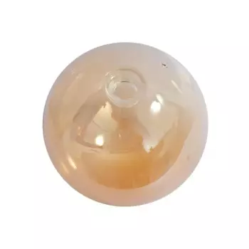 G9 Янтарный стеклянный глобус, сменный абажур, коричневый D10cm D12cm D15cm, круглый шаровой светильник, крышка для G9, подвесной настенный светильник с винтовым цоколем