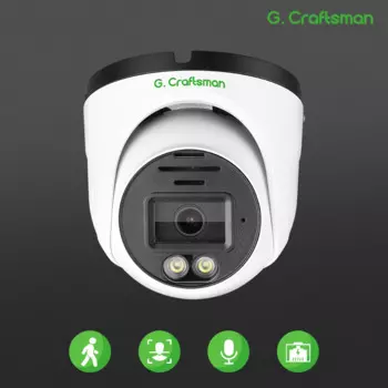 G.C D 6MP POE IP-камера, фотосессия, 2,8 мм, широкий угол, двойной источник света, водонепроницаемая, камера видеонаблюдения XMEYE