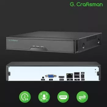 G.Craftsman GX-N8016H1 16-канальный сетевой видеорегистратор 4K
