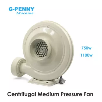 G-Penny центробежный вентилятор среднего давления 750 Вт 1100 Вт 220 В/380 В, вытяжной вентилятор, воздуходувка для CO2 лазерной гравировальной машины