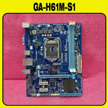 GA-H61M-S1 для G-i-g-a-b-y-t-e H61 Socket LGA 1155 H61M-S1 материнская плата i3 i5 i7 DDR3 16G uATX UEFI BIOS