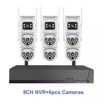 Gadinan 8MP PTZ WIFI IP система видеонаблюдения