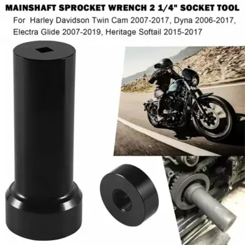 Гаечная гайка 2 1/4 дюйма, торцевой инструмент с основным валом для Harley-Davidson Twin Cam & Dyna Tool 2006 Up, звездочка, шкив
