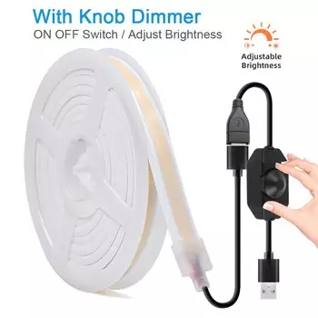 GAHADA Гибкая светодиодная лента 320LEDs/M теплый белый 0.5 метра