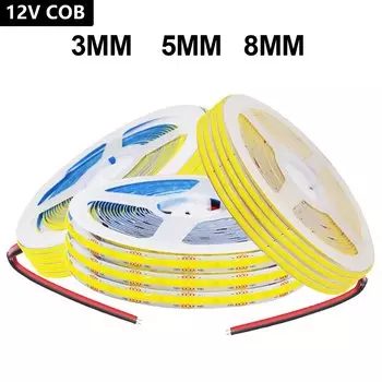 GAHADA гибкая светодиодная лента COB 3/5/8 мм 3000/4000/6000К