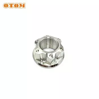 Гайка заднего колеса мотоцикла M22x1.5 для KAWASAKI KX250F KX450F HONDA CRF250R CRF 250X 450L 450RWE винтовые болты из титанового сплава