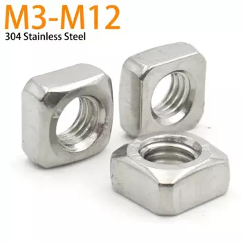 Гайки DIN557 Zimir нержавеющая сталь M3 M4 M5 M6 M8 M10 M12