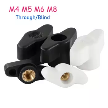 M4 M5 M6 M8 27 # 36 # Т-образный сливовый бакелит, затягивающиеся вручную гайки, пластиковая головка-бабочка, ручная ручка, гайка через отверстие/слиповое отверстие