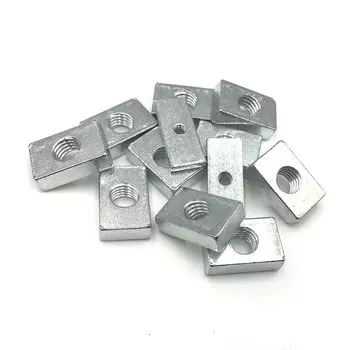 Гайки квадратные углеродистой стали M3 M4 M5 M6 M8 M10