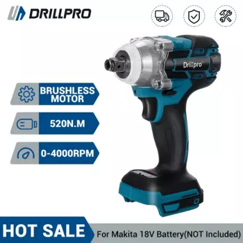 Гайковерт Drillpro Аккумуляторный ударный, 18 в, 1/2 дюйма