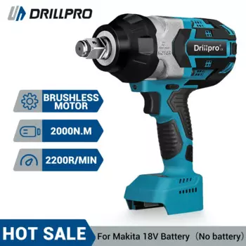 Гайковерт Drillpro ударный бесщеточный, 1/2 нм, дюйма